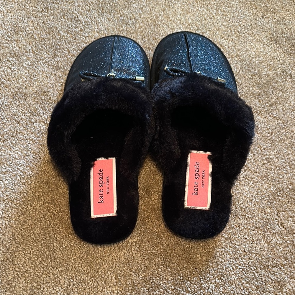 Kate Spade Glitter Slippers - Picture 2 of 3